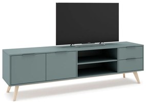 Masă TV verde 180x53 cm Pisco – Marckeric