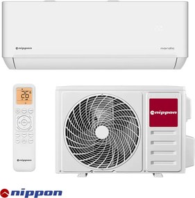 Aparat de aer condiționat cu invertor Nippon NPC 18 T-PRO NORDIC, 18.000 BTU, 35 m², A+++/A++, R-32, alb