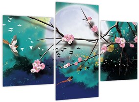 Tablou - Copac,grafic (90x60 cm)