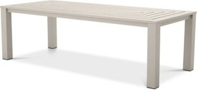 Masa pentru interior/ exterior design LUX din aluminiu Vistamar sand, 240x105cm 113649 HZ
