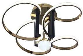 Lustră LED dimabilă aplicată LED/80W/230V 3000-6500K + telecomandă