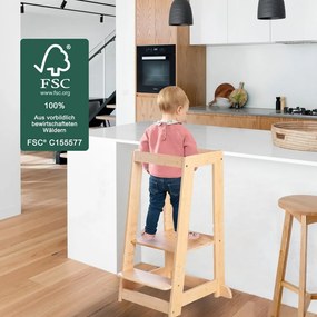 Turn de învățare în culoare naturală din bambus – Roba