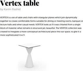 Masa de exterior / interior design modern premium VERTEX 50x50cm