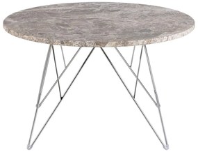 Măsuță de cafea gri rotundă din marmură ø 80 cm Prunus – Actona