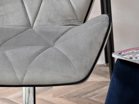Fotoliu Velma M (gri + negru). 1110449