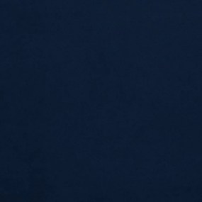 Canapea albastru-închis cu tapițerie din catifea 138 cm Juli – Ropez