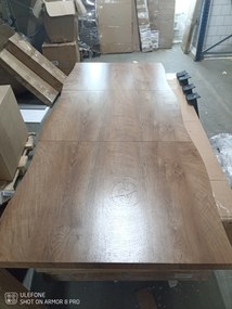 OFERTA Masa extensibila de sufragerie BRYNE in decor stejar 120(180)x80 calitatea II