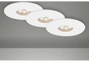 SET 3x corp de iluminat LED încastrat pentru baie Briloner 7240-036 ATTACH LED/1,8W/230V IP44 alb
