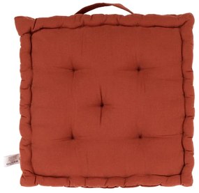 Pernă cu mâner pentru scaun Tiseco Home Studio, 40 x 40 cm, maro-portocaliu