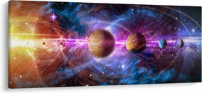 Tablou - Sistemul solar (120x50 cm)