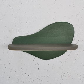 Raft de perete Mehehe (verde închis + gri). 1127535