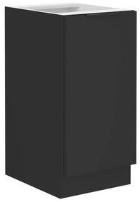 Dulap de bucătarie inferior Sobera 40 D 1F BB (negru). 1096988