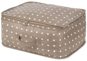 Husă mică pentru depozitare îmbrăcăminte Compactor Dots, bej