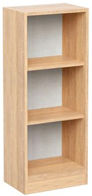 Etajera pentru birou cu 3 rafturi, 40x28x106 cm PAL Stejar Sonoma