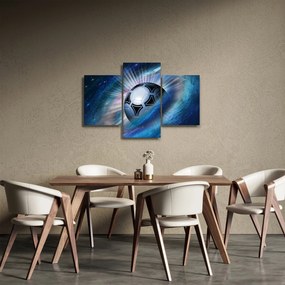Tablou - Fotbal în spațiu (90x60 cm)