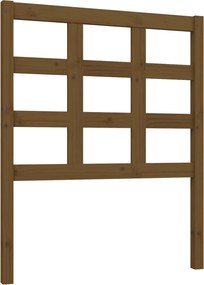 vidaXL Tăblie de pat, maro miere, 80,5x4x100 cm, lemn masiv de pin