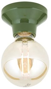 Orion - Plafonieră FROST 1xE27/60W/230V verde