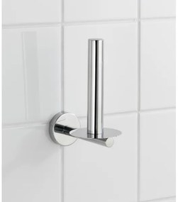WENKO 20218100 - Suport pentru hârtie igienică BOSIO SHINE, 8 x 12,5 cm, inox/argintiu