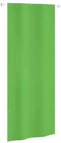 vidaXL Paravan de balcon, verde deschis, 100x240 cm, țesătură oxford