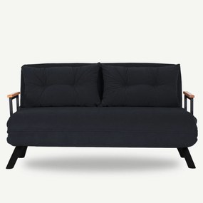 Canapea futon Sandy (Negru). 1062315