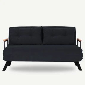Canapea futon Sandy (negru). 1062315
