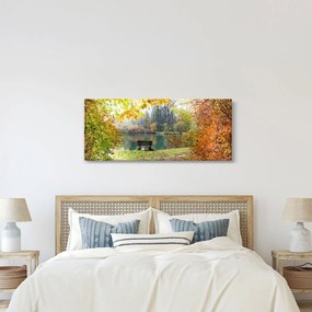Tablou cu pescărie (120x50 cm)