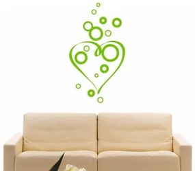 Sticker Inima din bule