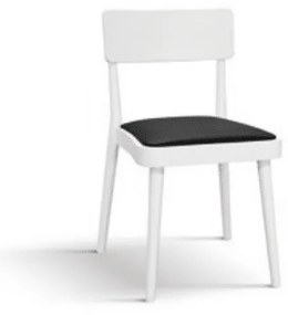 Scaun Lola, structura lemn fag si piele ecologica - LEMN NATUR