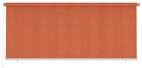 Jaluzea tip rulou de exterior, portocaliu, 350x140 cm Portocaliu, 350 x 140 cm