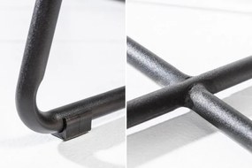 Set de 2 scaune elegante cu cotiere confortabile Loft, vintage taupe