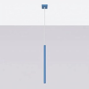 Sollux SL.2149 - Pendul pe cablu PASTELO 1xG9/8W/230V albastru