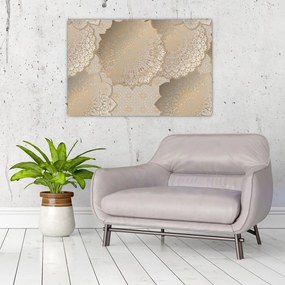 Tablou - Mandale în tonuri aurii (90x60 cm)