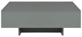 282992 vidaXL Măsuță de cafea, gri lucios, 85 x 55 x 31 cm, MDF