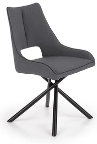 Scaun de bucaterie Varian, gri/negru