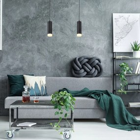 Pendul din lemn stil nordic cu 1 spot Toras