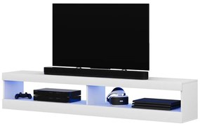 Masă TV Violett 140 (cu iluminat) (alb). 1098641