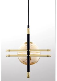 Lustră pe cablu Jupiter 2027 FIORI 3xG9/10W/230V negru/auriu/bej