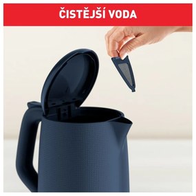 Ceainic electric albastru închis din plastic 1,7 l KO2M0410 – Tefal