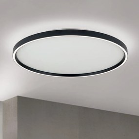 Plafoniera LED design circular MASCA D-60cm negru