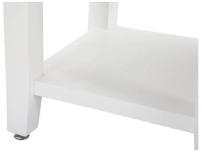 Noptieră albă din lemn masiv de brad Shine – Mauro Ferretti