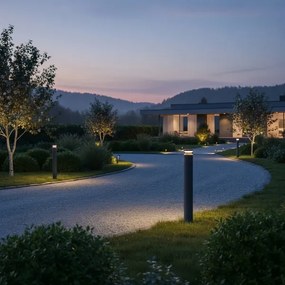 Lampă LED de exterior Ideal Lux BOEING LED/14W/230V 100 cm IP65 antracit