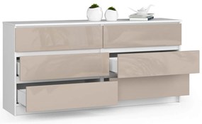 Comodă Koa III (cappuccino lucios). 1069901