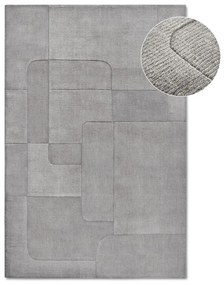 Covor gri țesut manual din lână 80x150 cm Charlotte – Villeroy&amp;Boch