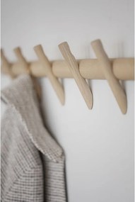 Cuier de perete în culoare naturală din lemn masiv de stejar Hillmond – Rowico