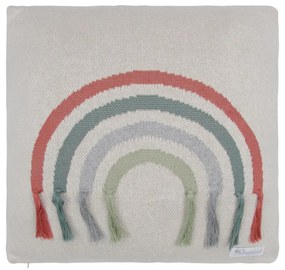 Față de pernă din bumbac Kindsgut Rainbow, 45 x 45 cm, gri