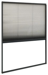 Plasa insecte pentru ferestre, antracit, 100x160 cm, aluminiu Antracit, 100 x 160 cm