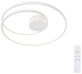 Brilagi - Plafonieră LED reglabilă TWISTER LED/48W/230V, Ø 50 cm, albă + telecomandă
