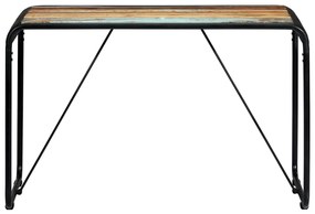 247864 vidaXL Masă de bucătărie, 118 x 60 x 76 cm, lemn masiv reciclat