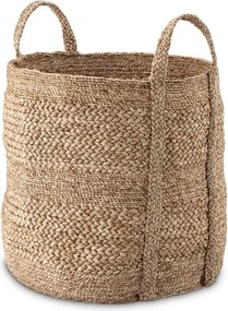 Cos decorativ din iuta, spatiu de depozitare Nikko M