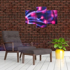 Tablou abstract mov (90x60 cm)